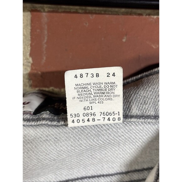 VINTAGE 90s Levi Signature Flex 540 Denim Grey USA Made W34 L32, Real 34x31.5 - Picture 8 of 8